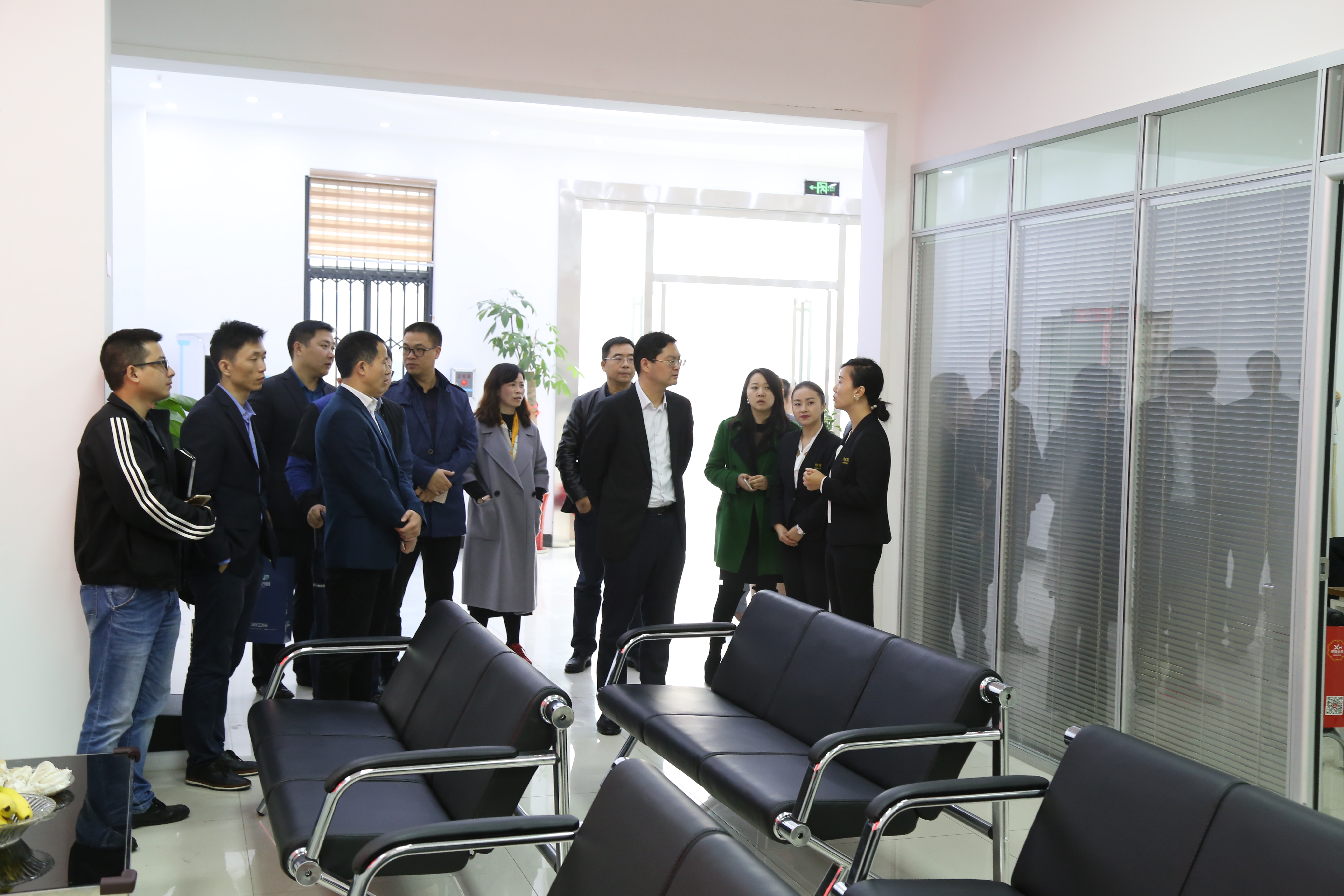 长沙市金霞经济开发区杨书记一行莅临细莫考察 